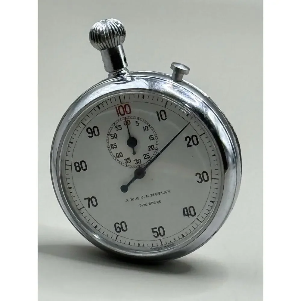 A.R. & J.E. Meylan Type 204BD Mechanical Wind Up Stop Watch